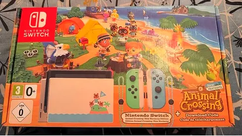 nintendo switch animal crossing console