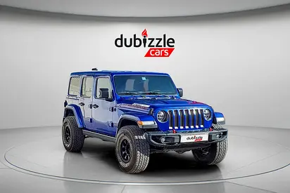 AED 1746/month | 2019 Jeep Wrangler Unlimited Rubicon | GCC Specs | Ref#445168