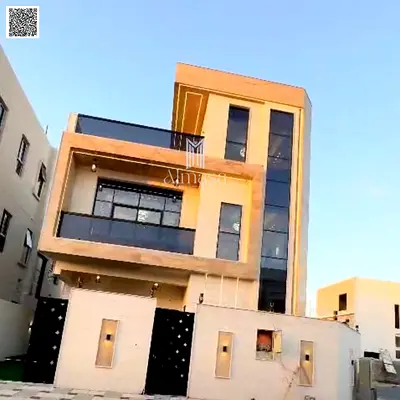 Luxury Villa for Sale – Al Bahia, Ajman | 3 Floors | Super Deluxe Finish with Swimming Pool 🏊‍♂️