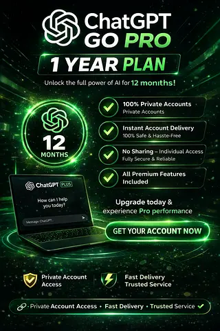 ChatGPT Go Pro 1 Year Plan - Unlock Full AI Power