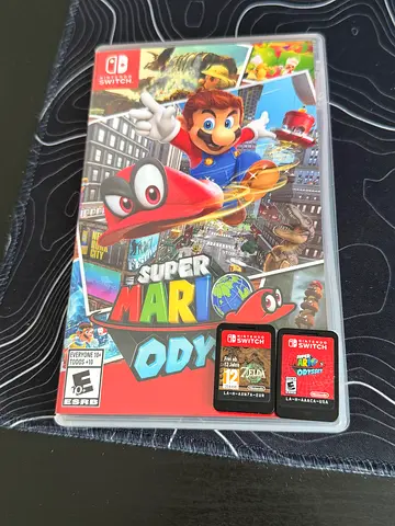 My Super Mario Odyssey (Nintendo Switch) + Zelda tears of kingdom
