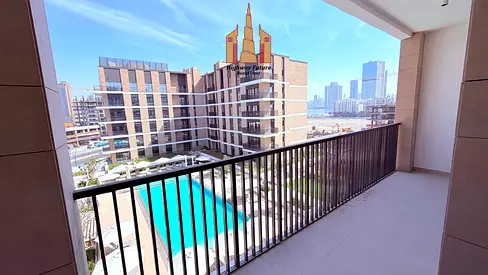 Brand New | Pool View | Luxurious 3-BR | Maid Room |