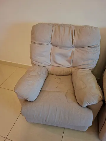 Lazy chair recliner - fabric in poor condition