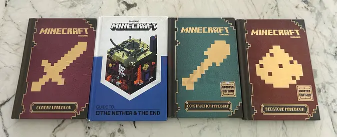 *HARDCOVER MINECRAFT BOOKS*