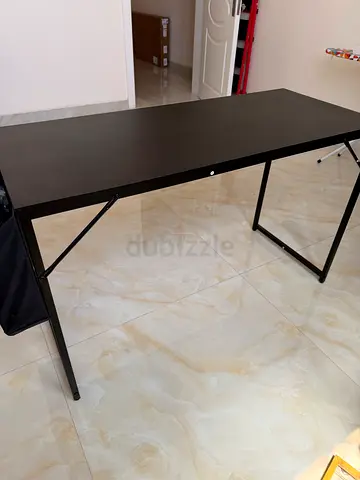 Two Black  Tables with storage units