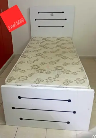 Single Bed with Mattress for Sale