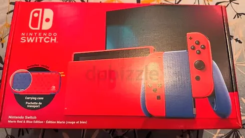 Nintendo Switch Mario Red  Blue Edition