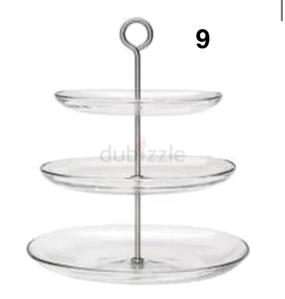 Ikea 3 tier display plate