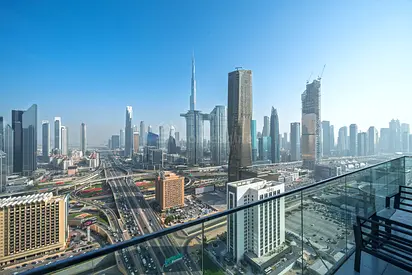 Spacious 2BHK + Maid | Sea View | Prime Downtown