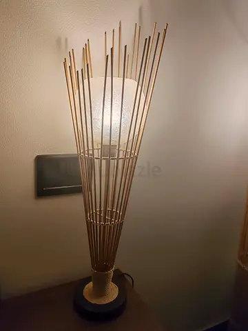 Modern Rattan Lamp – Warm Cozy Light