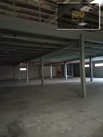 Warehouse available in Al Jurf Industrial City Area: 14,000 feet mezzanine Ground 8200 Mezzanine 5800 Electricity 50 kilowatts