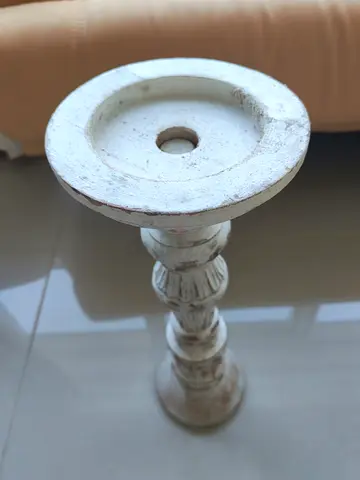 Charming Wooden Candle Holder