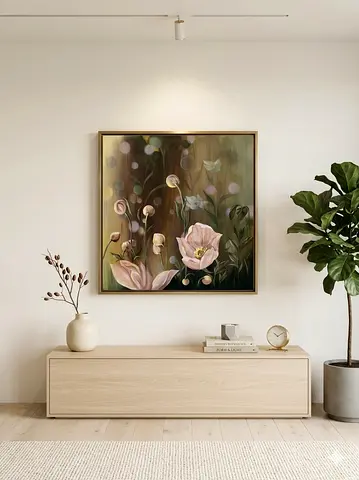 Wall painting. 50 x 50 cm