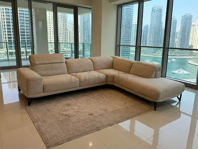 Almost like new condition Natuzzi L shape sofa