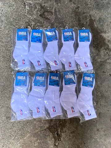 Brand New NBA White Socks Pack