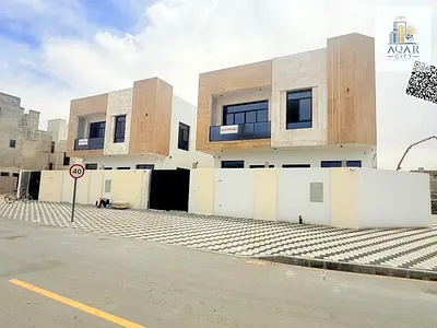 **A strategic location near all services 🏠 Distinctive location, modern villa next to the mosque and the corner of two streets. The price includes water, electricity, central air conditioning, and an