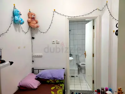Maid room available for single lady with attached wash room