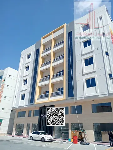 شقة غرفتين وصالة للإيجار السنوي أول ساكن بالجرف الصناعية 3 بلكونة فيو مفتوح 3 حمام تشطيب فاخر موقع مميز جداً للعائلات قريب من جميع الخدمات