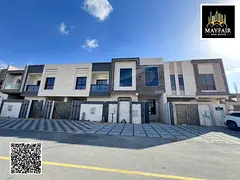 Brand new villa for rent in Al Bahia, Ajman, featuring 4 master bedrooms, close to all amenities and
