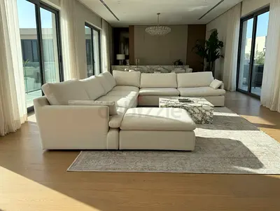 Without footstool Home Center swin feather filled sofa