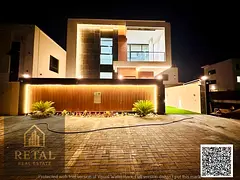 Luxury Villa for Sale in Al Bahia Ajman 5 Bedrooms Private Swimming Pool Spacious Rooftop Prime Loca