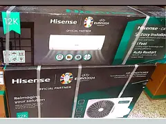 Hisense brand new split ac 1ton warranty 5 1 years installation 299 aed repair and service also av