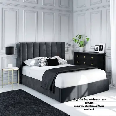 Brand New King Size Bed with Mattress