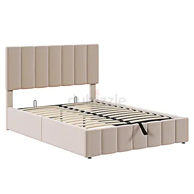 Modern Queen Size Bed with Storage