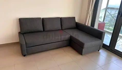 Modern Grey Sofa with Chaise Lounge