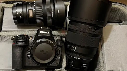 Nikon Z Pro Camera and Lenses