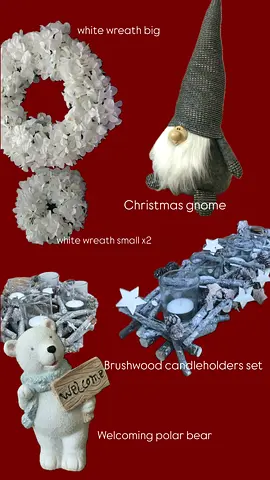 🎄 MINIMALIST CHRISTMAS / WINTER DECOR SET 🎄