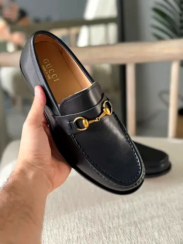 Gucci Black Loafers for Sale