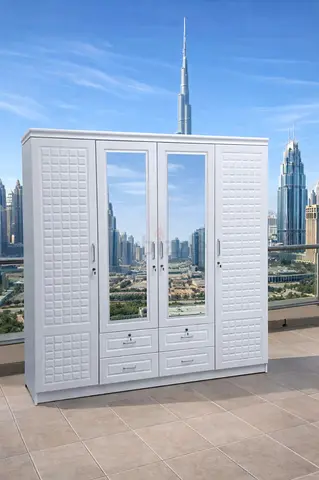 Spacious modern design 4door cabinet available