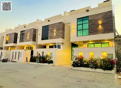 تملك فيلا طابقين مع روف تصميم اوروبى تشطيب سوبرديلوكس بسعر شامل رسوم التسجيل والتملك موقع مميز قريب جميع الخدمات وقريب شارع الشيخ محمد بن زايد تملك حر