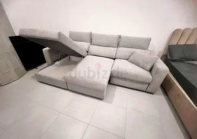 Eskilstuna lshape sofa bed with storage