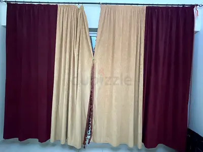 Elegant Two-Tone Curtains