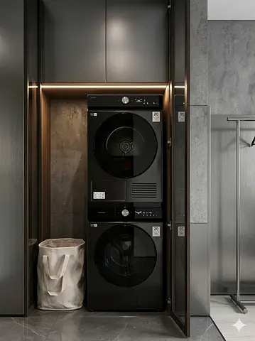 Samsung latest model bespoke 11.5 kg washer and 11 kg dryer separate set with AI furniture