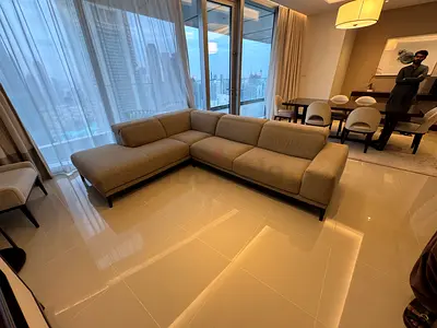 Premium Italian L shape sofa