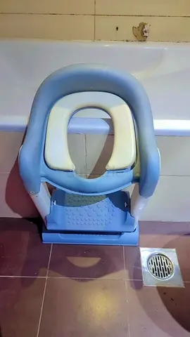 Foldable potty training seat