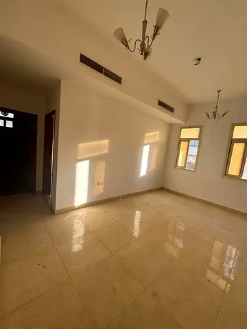 One bedroom and living room - annual rent - Al Aaliyah, Ajman - central air conditioning - maintenance by the owner