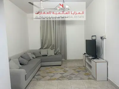 شقة غرفة و صالة مفروشة بالكامل في المناخ للايجار شهري مع انترنت