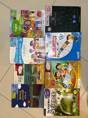 Text books for Grade 4
