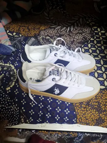 Leather Sneakers- Shoes -U.S. Polo Assn Men Lace-Up