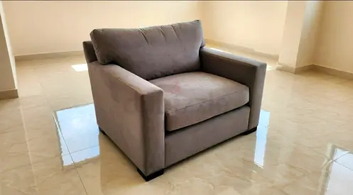 Crate and Barrel axis arm chair
