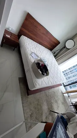 Marina home Wooden bed and mattress