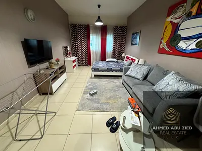 Fully Furnished Premium Studio for Annual Rent – Ajman One Towers, Al Rashidiya 3