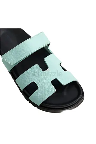 Hermes Chypre Sandal Bleu Cristaux Brand new authentic 38