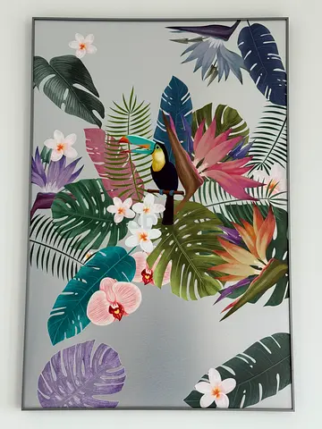 Colorful Tropical Leaf Art Print