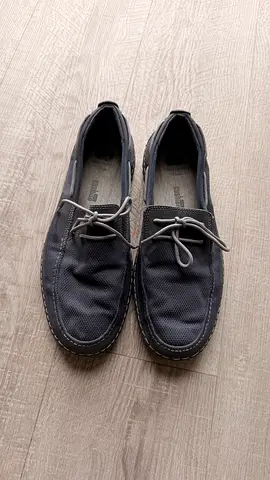Navy blue men moccasins 42 size