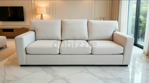 Crate Barrels three seater sofa bed with mattress